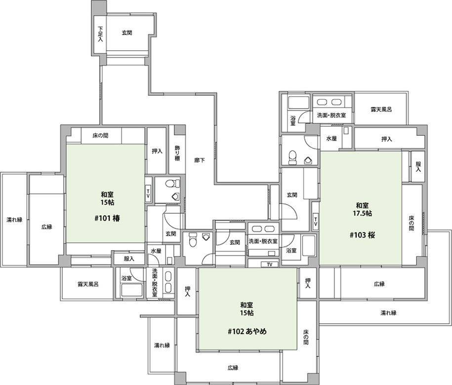 離れの図面