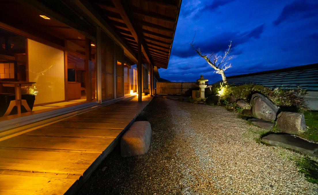 特別室「利久」専用ガーデン付き