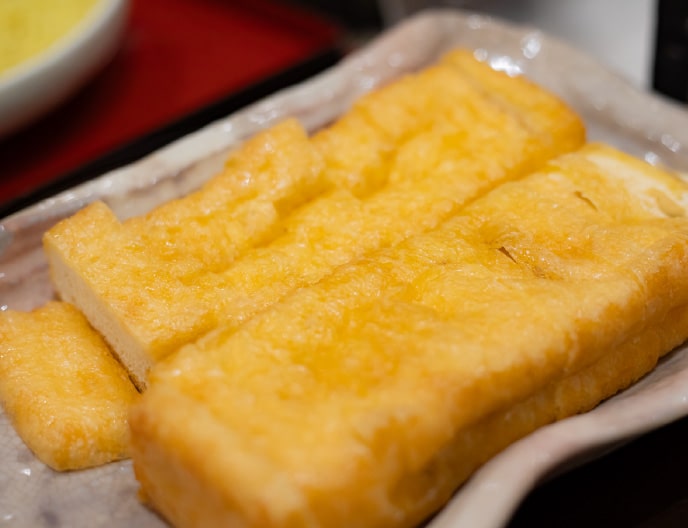 栃尾のジャンボ油揚げ